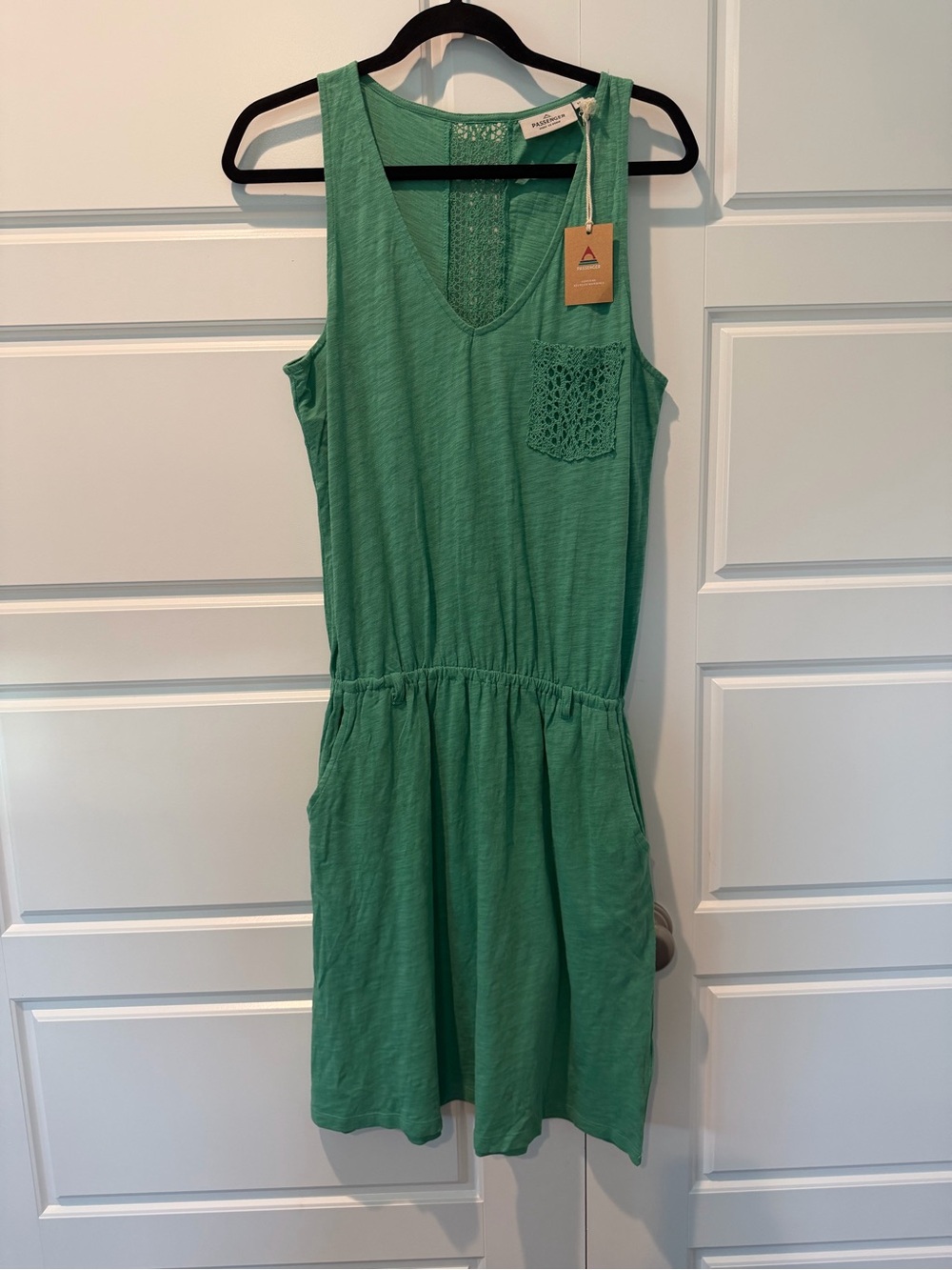 NWT Passenger Rivergate Recycled Cotton Spruce Green Tank Dress Size Medium